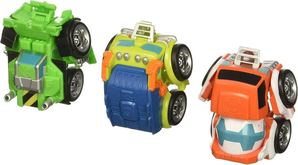 Playskool Heroes Transformers Rescue Bots Flip Racers Speedster Boulder NEW Gift - Image 3 of 4