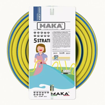 Tubo Irrigazione Giardino NTS Jeans 15 Mm 25 Metri, Antitorsione A 6 Strati 85579039 - Foto 3