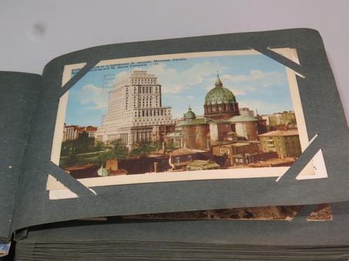 VINTAGE REAL PHOTO POSTCARDS RPPC x 100 in Album Worldwide & UK Travel 1930s/40s - Picture 3 of 10