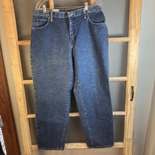 NWT Wrangler Blues Women's Blue Denim Jeans Size 14x32, Relaxed, Tapered, NEW