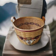 Royce Craft Baskets, Extra Large, Signed,  Longaberger Look A Like 16" Wide 12" 