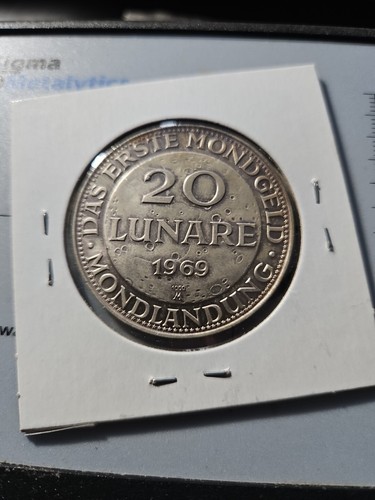 Germany Silver Medal 1969 Armstrong 20 Lunare (SM.#00004) - Picture 4 of 4