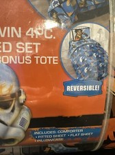 Disney Star Wars Twin 4 Piece Reversible Bed Set