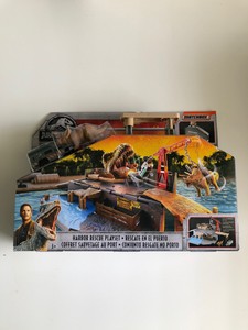 Jurassic World Matchbox Harbor Rescue Playset | eBay