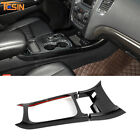 Carbon Fiber Interior Gear Shift Panel Cover Trim For Dodge Durango 2014-2020