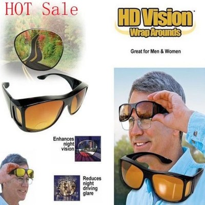 hd vision wraparound sunglasses day and night
