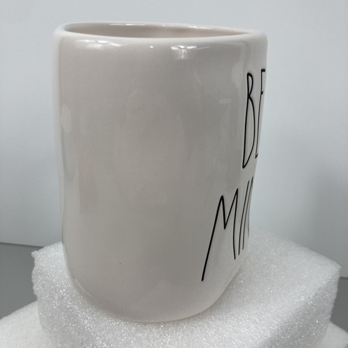 Rae Dunn Be Mine Coffee Mug Cup Valentine's Day Heart 2-Sided Magenta Artisan - Picture 10 of 16