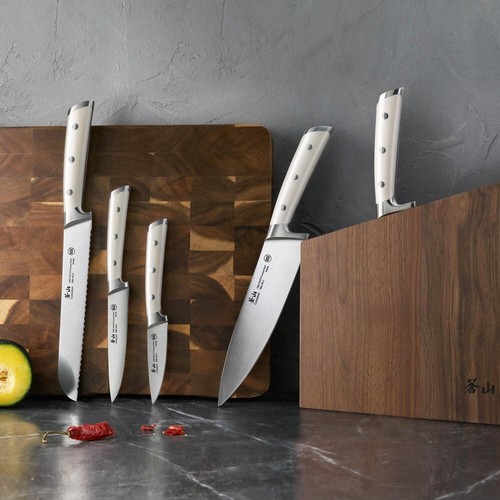 Cangshan S1 Series 6-Piece Mountain Knife Block Set, Forged German Steel - Picture 6 of 9