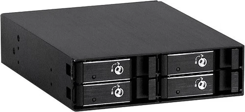 Aluminum(1x5.25") to (4x2.5" SAS/SATA 6.0G HD)Hot-Swap-Cage(P-Link Backplane)NEW