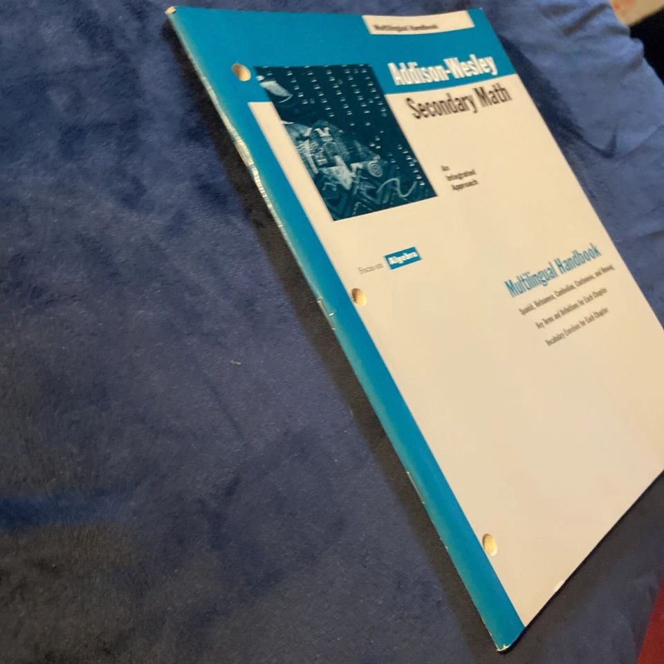 Addison Wesley SECONDARY MATH An Integrated Approach Multilingual Handbook  - Image 2 of 4