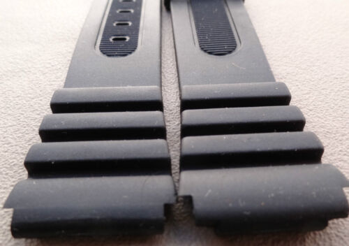 Mens Timex "8 Lap" Black Water Resistant Sport 19mm Watch Band Fits LED, Digital - Picture 6 of 6