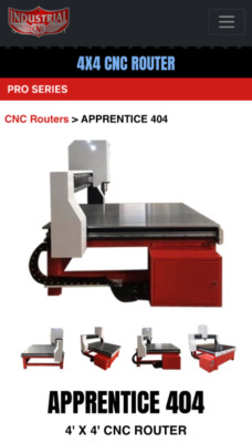 Industrial CNC 4x4 CNC Router - Apprentice Model 404 | eBay