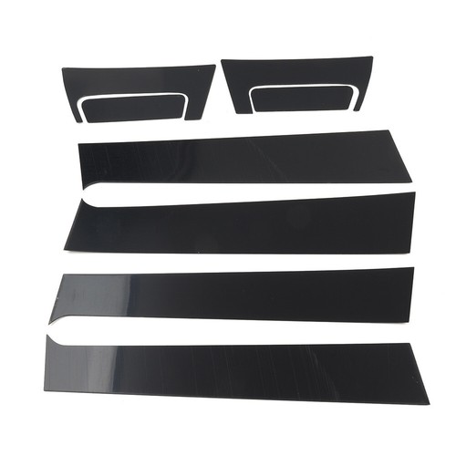 1 Set Pillar Post Set Door Window Cover Trim Kit For Honda HRV HR-V Vezel 4-Door - Imagen 8 de 10