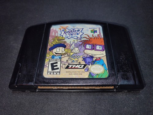 Rugrats in Paris: The Movie Nintendo 64 N64 Authentic NRMT game Black ...