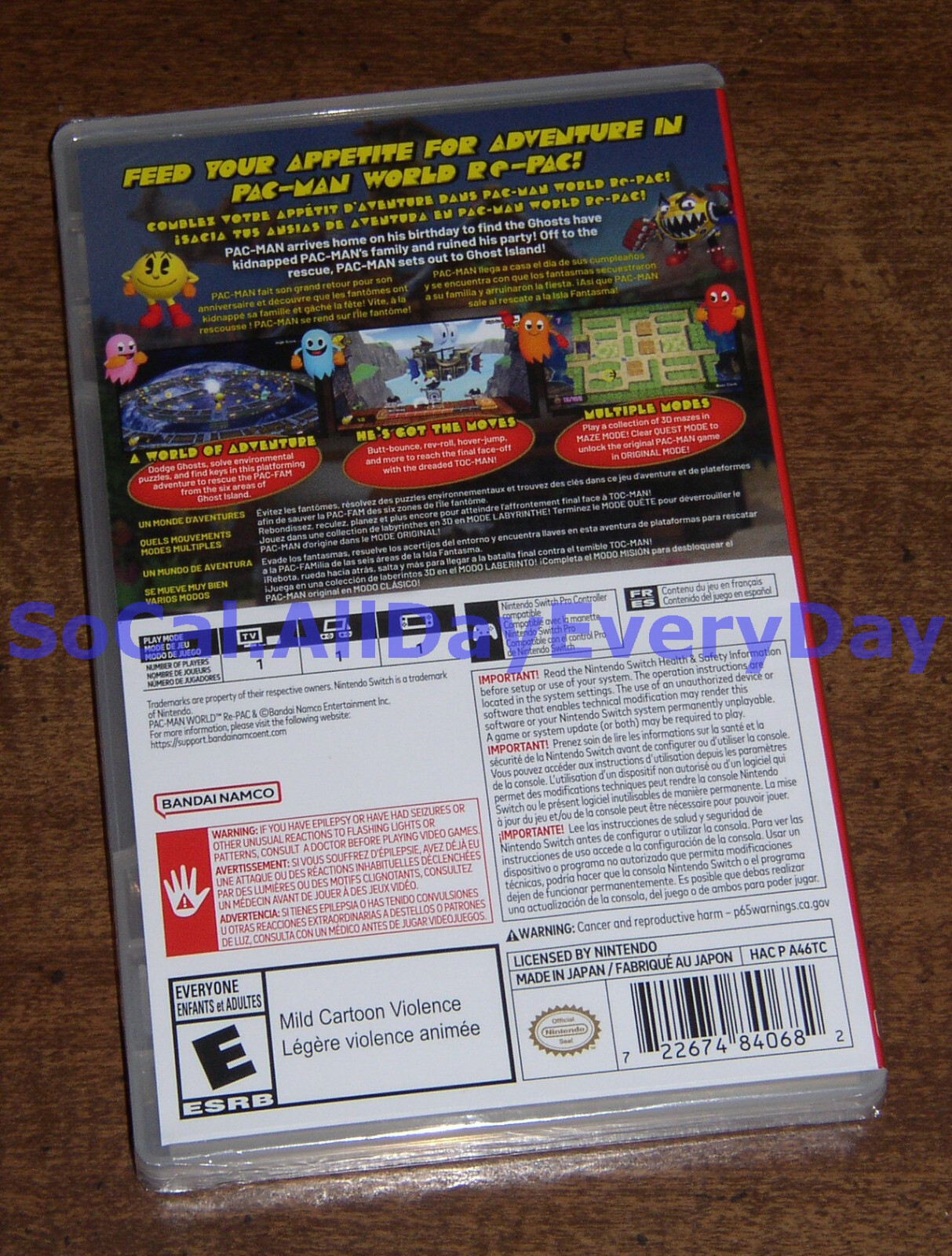 PAC-MAN WORLD Re-PAC (Nintendo Switch, Physical, USA, Region Free)  ~~~PRESALE~~~ 722674840682 | eBay