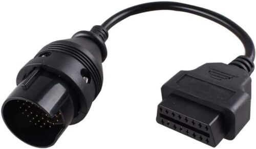 OBDII OBD2 38 Pin to 16 Pin Diagnostic Adapter Connector Cable for Mercedes Benz - Foto 4 di 8