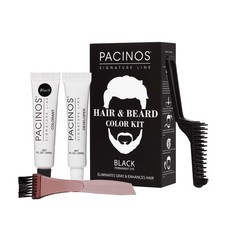 Hair Beard Color Kit Black For Men