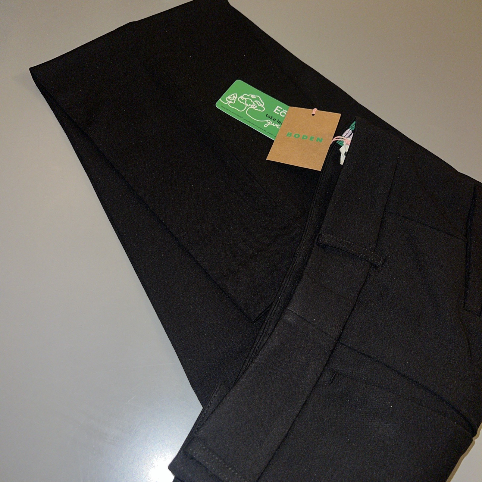 Boden Highgate Ponte Trousers In Black Size 14 R image 7