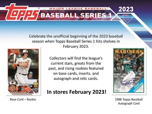 2023 Topps Series 1 Baseball Jumbo Value 108-Pack Case