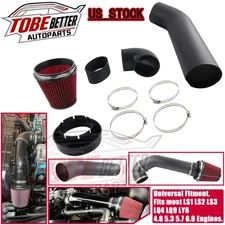 4" Cold Air Intake Filter Kit For LS Swap LS1 LS2 LS3 LQ4 LQ9 4.8 5.3L 5.7L 6.0L