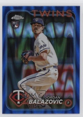 2024 Topps Chrome Blue RayWave Refractor /150 Jordan Balazovic Rookie RC 1nc5