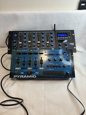 Lot Of 2- Pyle PYD1962BU And Pyramid PM4800SFX Used