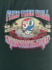 Grateful Dead Fare Thee Well 50th Anniversary T-Shirt XL 2015 Band Tee