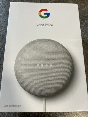 Brandneu und versiegelt Google Nest Mini (2. Generation) Smart Lautsprecher - Kreide