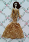 OOAK Gold Dress Silkstone Barbie Fashion Royalty Poppy Parker Integrity--no doll — photo 4