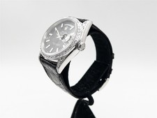 $18,000 ROLEX DAY DATE 3ct VS G Diamond PRESIDENT MENS 18k White Gold Watch READ 2