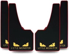 4 pcs Soft Material Automotive Car Mud Flaps Universal Fit Black Splash Guards R