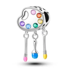 MULA European Color Palette DIY Charm CZ For Women Bracelet 925 Sterling Silver