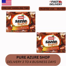 2x Boxes Badia Sazon Tropical Coriander & Annatto | 20 Packets Per Box | 3.52oz