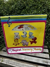 1970s Musical Baby Mobile Nursery Dolly Toy-603 Tested Cleaned Vintage