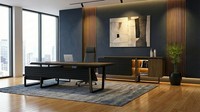 Designer BüRo Set Schreibtisch Konsole Stilvolle BüRoeinrichtung