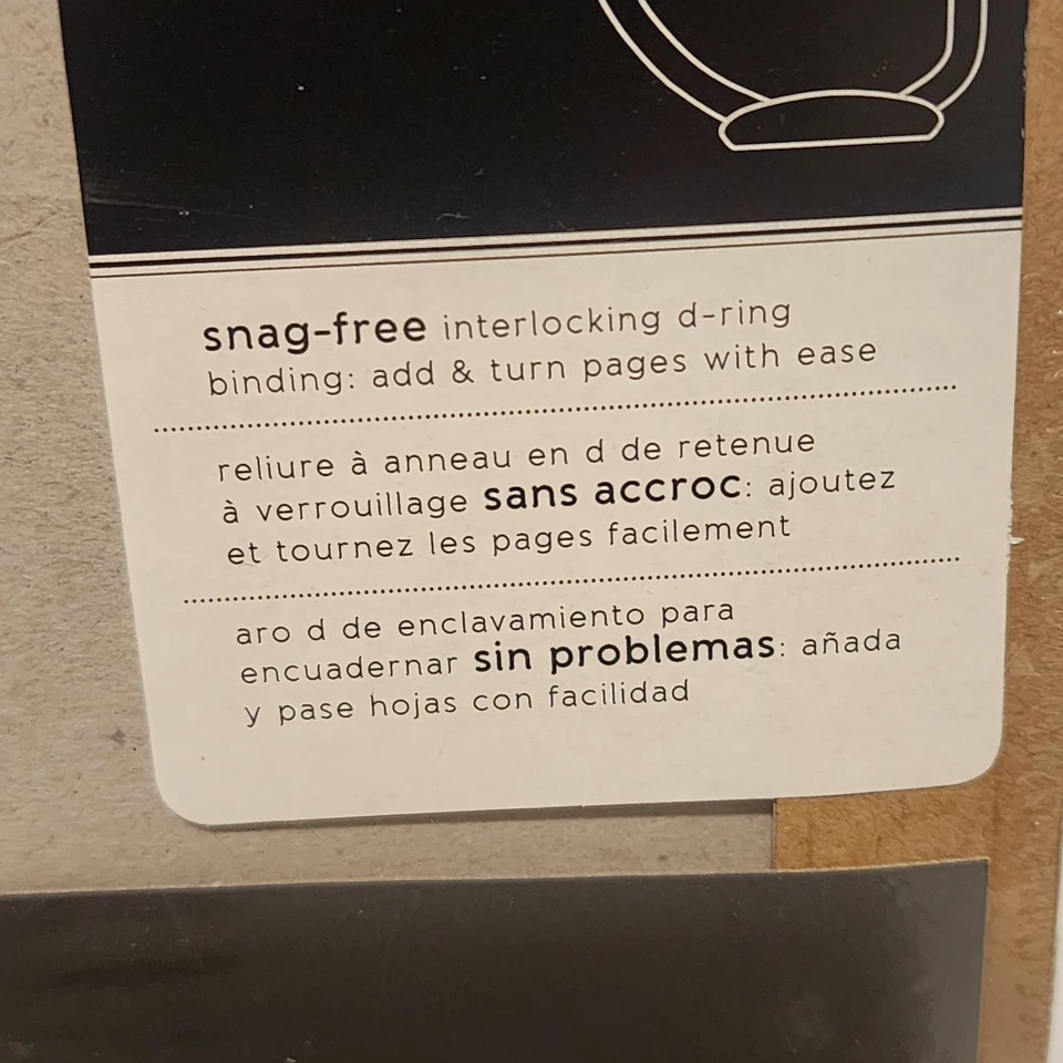 American Crafts Modern Album CARDINAL RED 6 x 6 Customizable D Ring Binder Album - Image 2 of 4