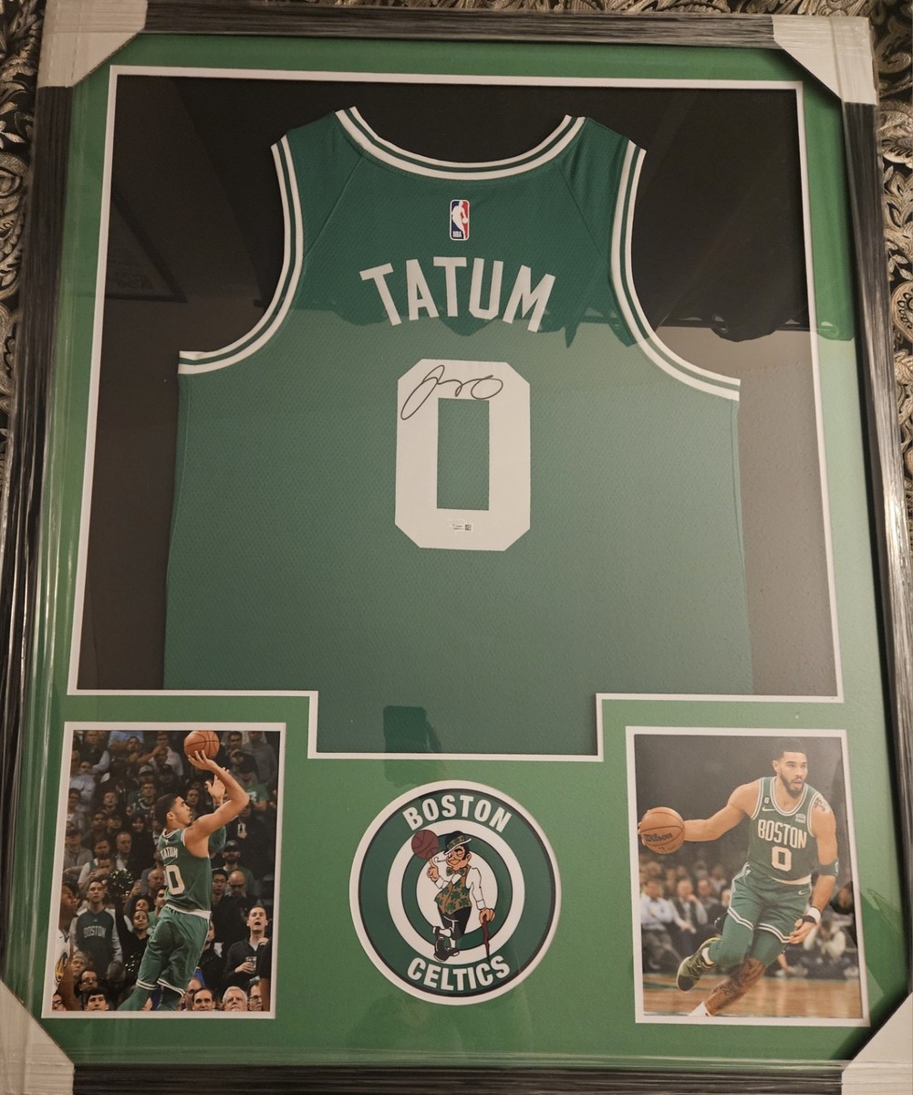 【fanatics】Jayson Tatum 直筆サイン入りユニフォーム※タグ付 Jayson Tatum Boston Celtics Signed Framed Jersey Fanatics COA | eBay