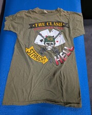 Rare Vintage The Clash 1982 Straight To Hell Concert T-Shirt Size M
