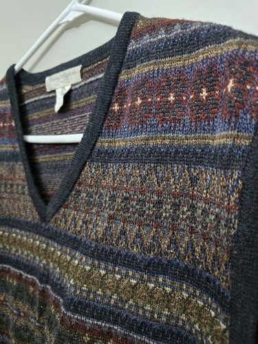 Vtg Tricots St Raphael Sweater Vest Merino Virgin Wool Golf Preppy Argyle XXL - Picture 4 of 9
