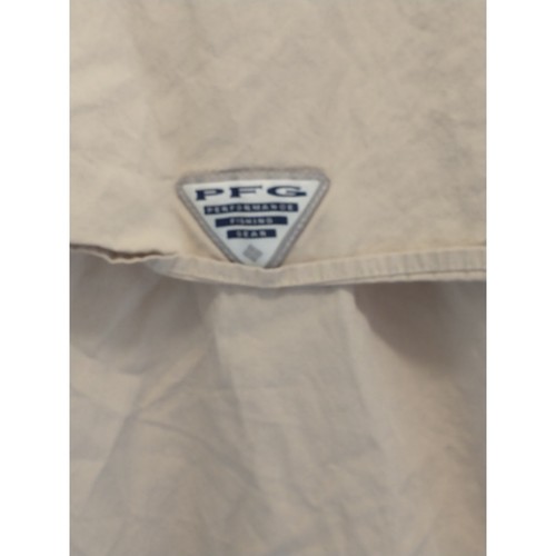 Columbia PFG Button Down Shirt. Men's Medium. Light Brown. - Picture 6 of 8