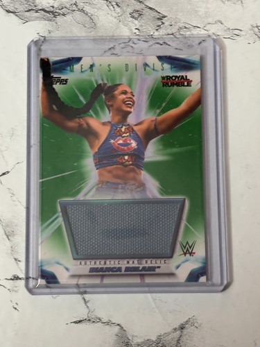 Bianca Belair [Autograph] #MR-BB 2021 Topps WWE Women’s Division Mat Relics card