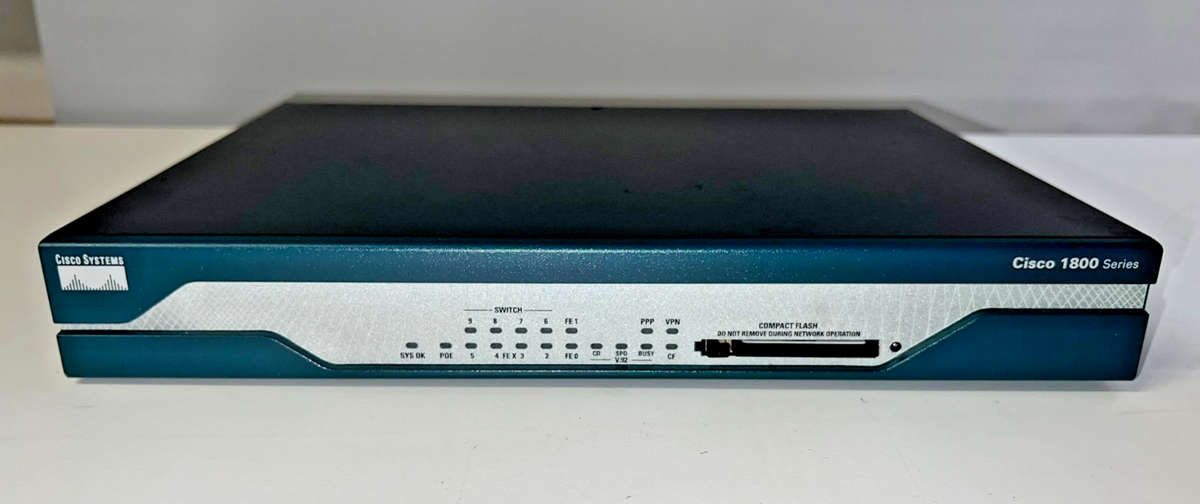 Cisco 1800 Series Router 1811/K9 V05 Integrated Services Router | eBay