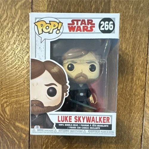 Funko Pop! Vinyl Star Wars Luke Skywalker #266 Bobblehead Figure 2018
