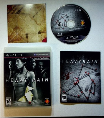 Heavy Rain PS3 Video Game Mature Rated Thriller Interactive Drama