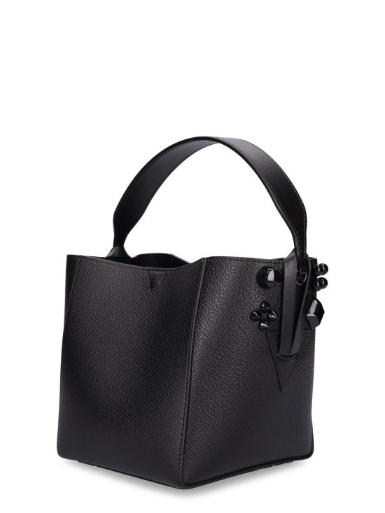 【Christian Louboutin】 Cabachic Mini leather bucket bag Cabachic Mini leather bucket bag in black - Christian