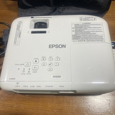 Epson Ex3260 Projector W/ Remote Carrying Bag Excellent Condition