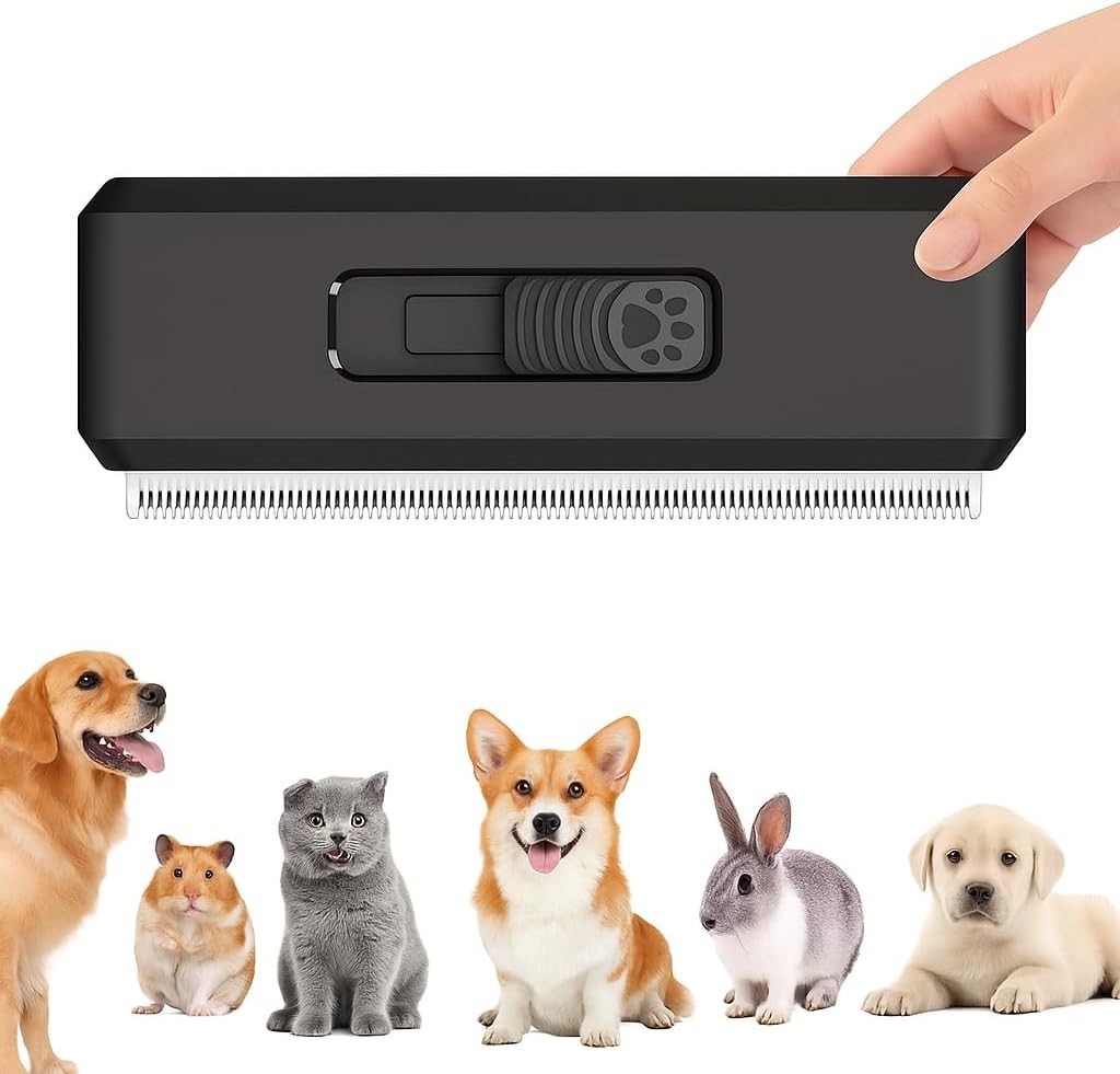 Deshedding Brush for Dogs, Cats, Horses Pet Hair Removal Comb Pet Grooming Brush