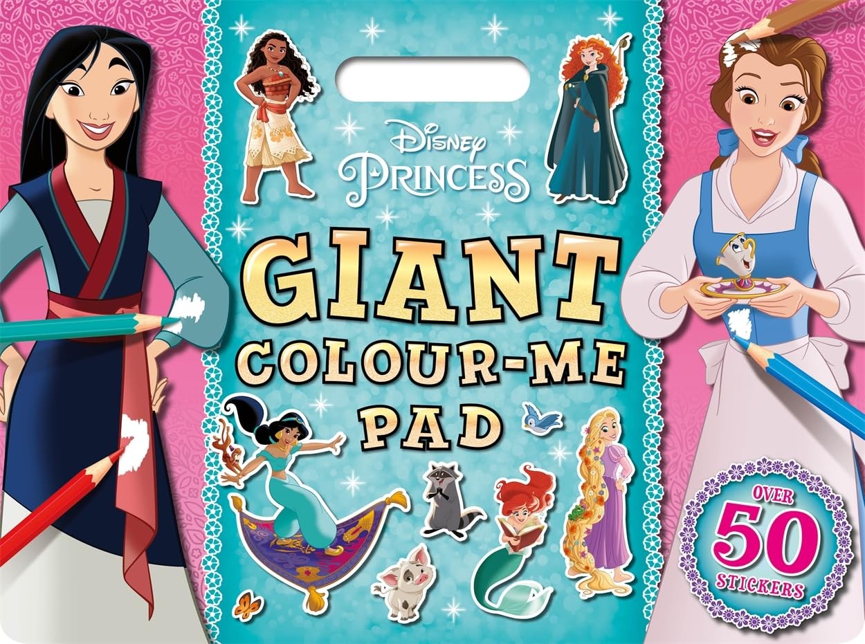 Disney Princess: Giant Colour Me Pad by Walt Disney (PB 2024) - Image 5
