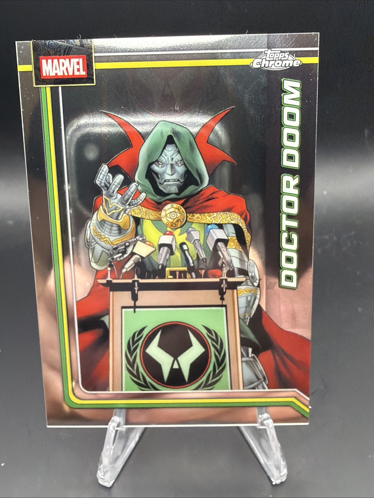 2026 Topps Chrome Marvel #028 Doctor Doom
