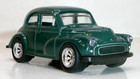 LOOSE 2024 MATCHBOX 1:64 GREEN MORRIS MINOR SALOON WHEEL SWAP REAL RIDERS